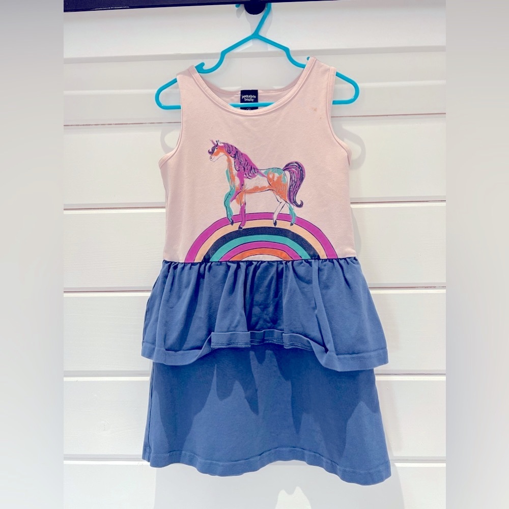 Peekaboo beans unicorn dress